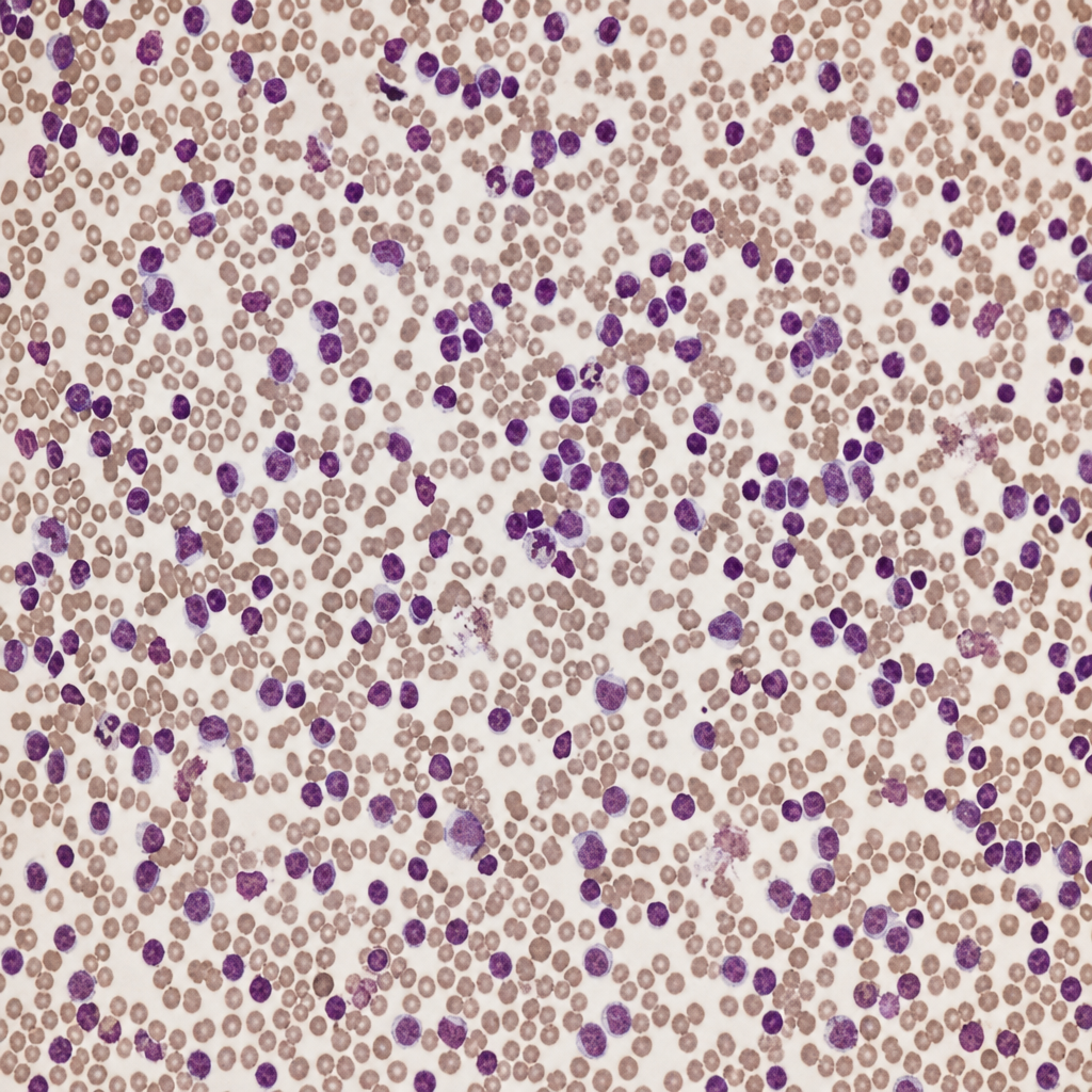 case-22 گسترش خون محیطی مردی ۷۵ ساله