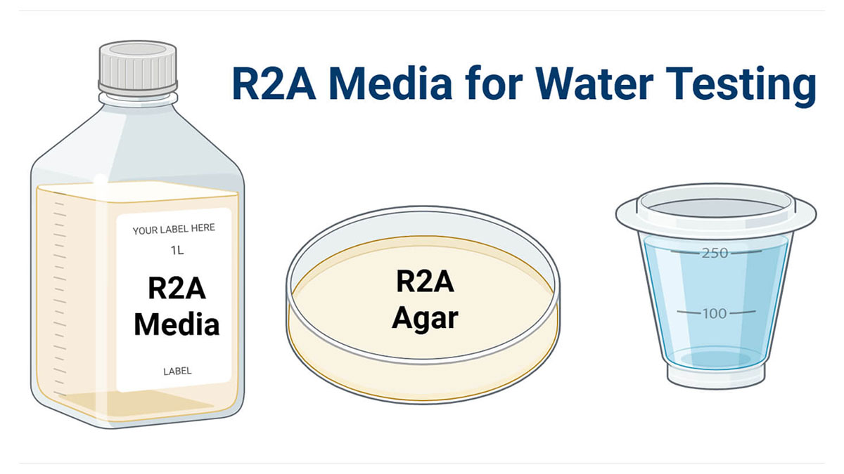 R2A-media-for-water-testing چرا از محیط R2A استفاده میشود؟