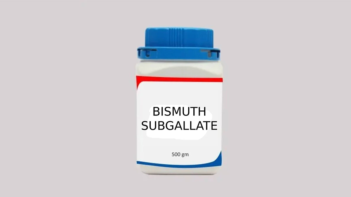 bismuth-subgallate بیسموت سابسالسیلات و مدفوع سیاه